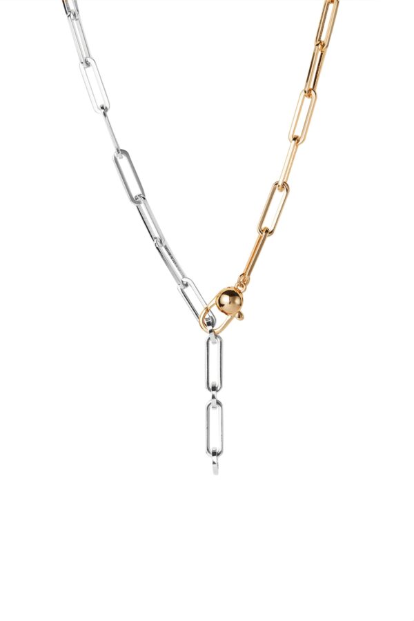 Jenny Bird Andi Necklace - Silver & Gold - Image 3